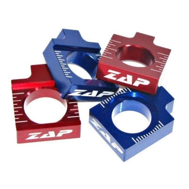 Achsenblöcke RMZ 450 06-/ 250 07- blau Achsblöcke ZAP-Technix-Shop