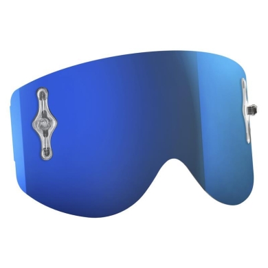 SCOTT Ersatzglas 80’s Works Electric Blau Chrome afc Works ZAP-Technix-Shop