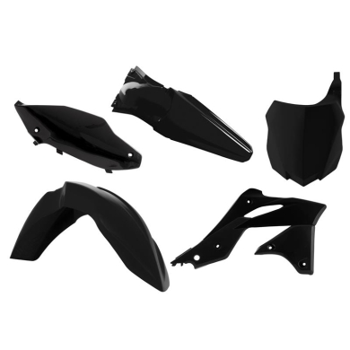 Plastikkit Kawasaki KXF 250 13-16  Schwarz 5 tlg. Kawasaki Plastik-Kits ZAP-Technix-Shop