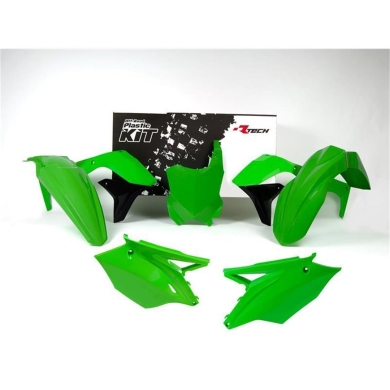 Plastikkit Kawasaki KXF 250 17-20  Grün/Schwarz 5 tlg. Kawasaki Plastik-Kits ZAP-Technix-Shop