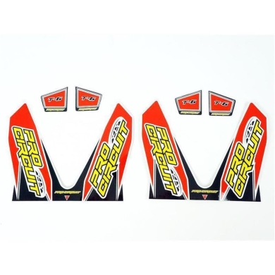 Pro Circuit Auspuffsticker T-6 CRF dual 4T Schalldämpfer Teile ZAP-Technix-Shop