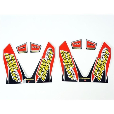 Pro Circuit Auspuffsticker Ti-6 CRF dual 4T Schalldämpfer Teile ZAP-Technix-Shop