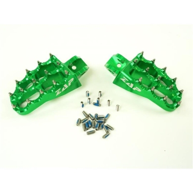 ZAP E-Peg Fußraste KX 65 85 grün Kawasaki Fußrasten ZAP-Technix-Shop