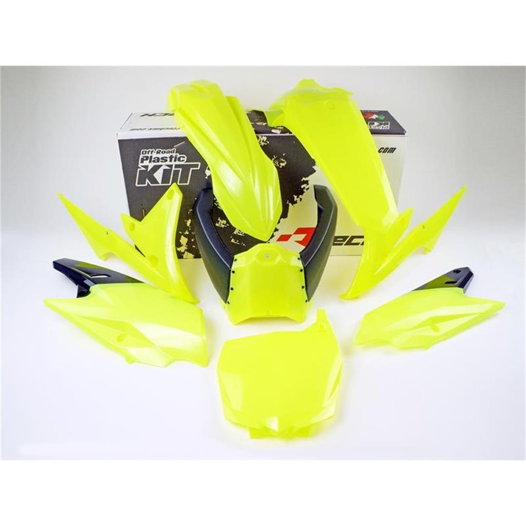 Plastikkit YZF 450 14-17 / YZF 250 14-18  Neon Gelb  5tlg. Yamaha Plastikkits ZAP-Technix-Shop