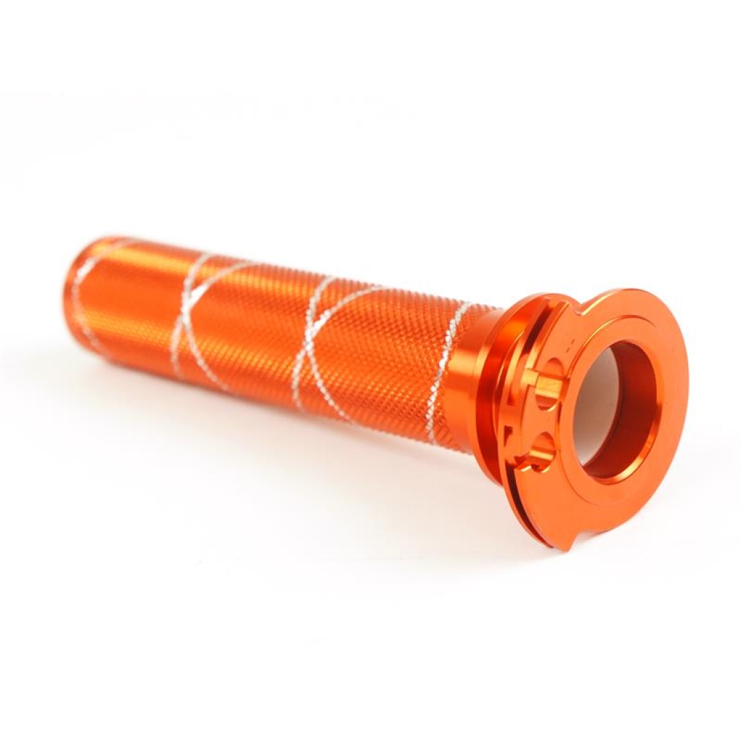 ZAP ALU Gasgriffhülse für KTM 4T  SXF 16- / EXC-F 17- 2T TPI Lager Orange 4 Takt Gasgriffe ZAP-Technix-Shop