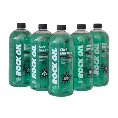 Rock Oil Dirt Blaster 5x 1 L – Hochwirksamer Reiniger für dein Offroad-Bike Pflegemittel ZAP-Technix-Shop