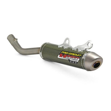 Ti-2 Shorty Endschalldämpfer Carbon Kevlar Titan Kawasaki 2T Endschalldämpfer ZAP-Technix-Shop