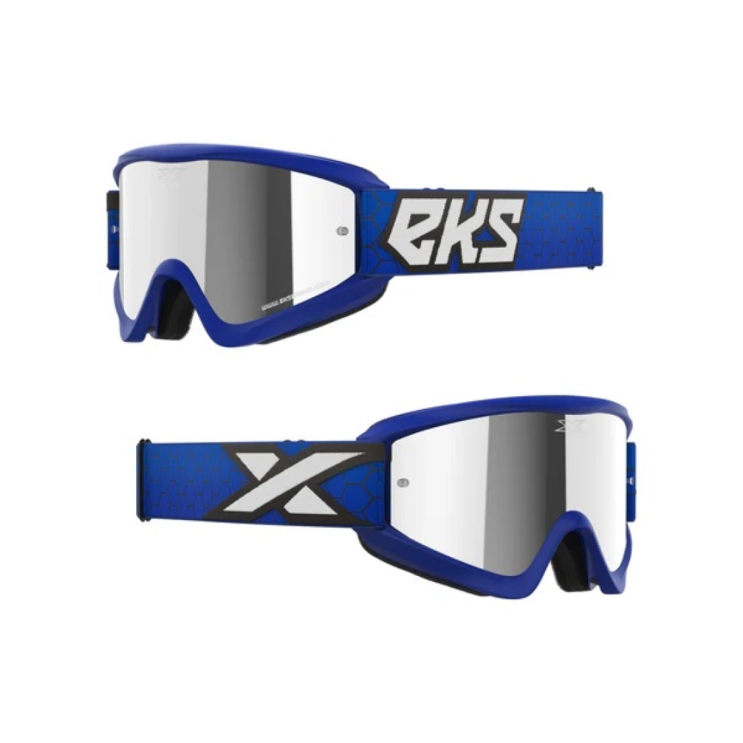 EKS GOX Flat-Out Brille Blau -Silbern verspiegelt GOX ZAP-Technix-Shop