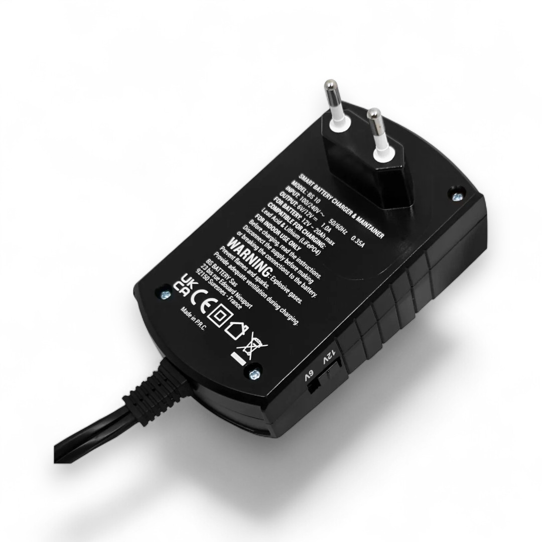 BS10 6V/12V-1A SMART Batterielade- und Wartungsgerät BS10 6V/12V-1A SMART Batterielade- und Wartungsgerät Batterien ZAP-Technix-Shop