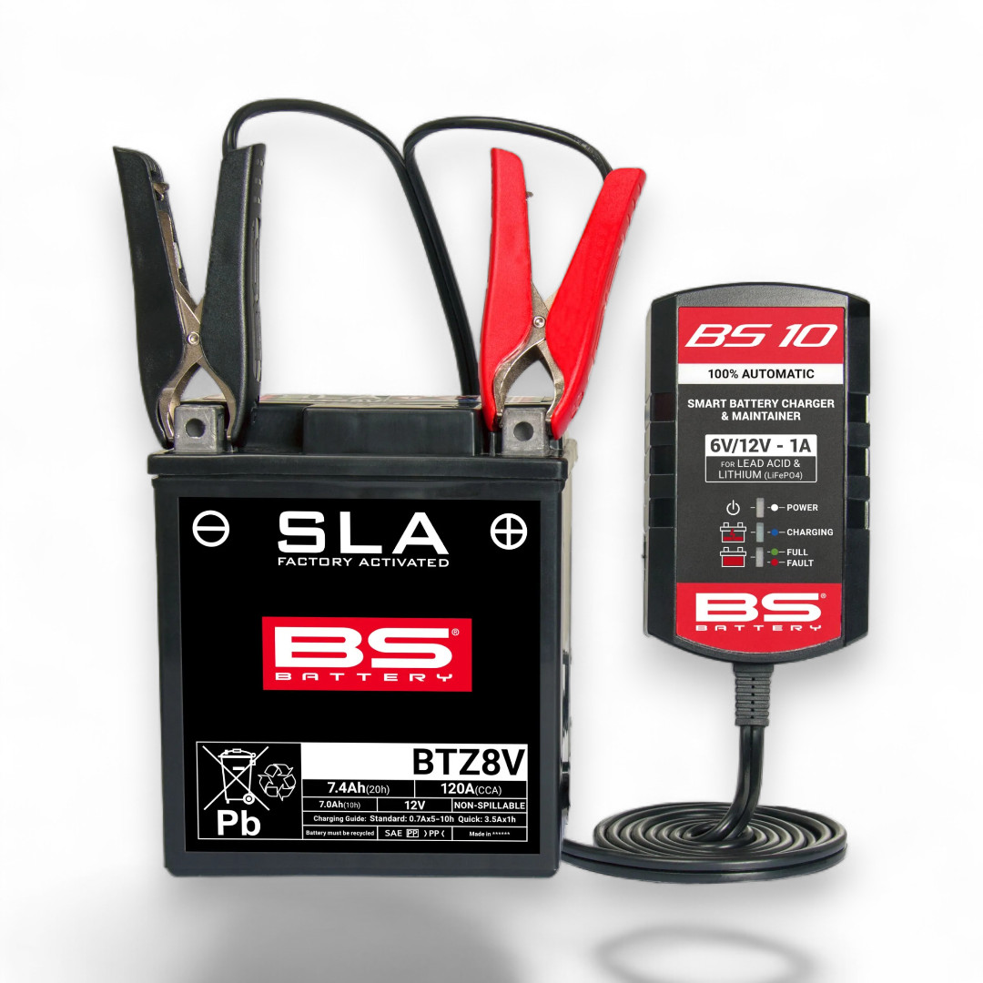 BS10 6V/12V-1A SMART Batterielade- und Wartungsgerät BS10 6V/12V-1A SMART Batterielade- und Wartungsgerät Batterien ZAP-Technix-Shop