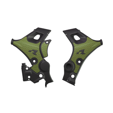 Rtech Grip Rahmenschutz für Honda Transalp 750 ab 2023 Schwarz-Grün Zulauf ZAP-Technix-Shop