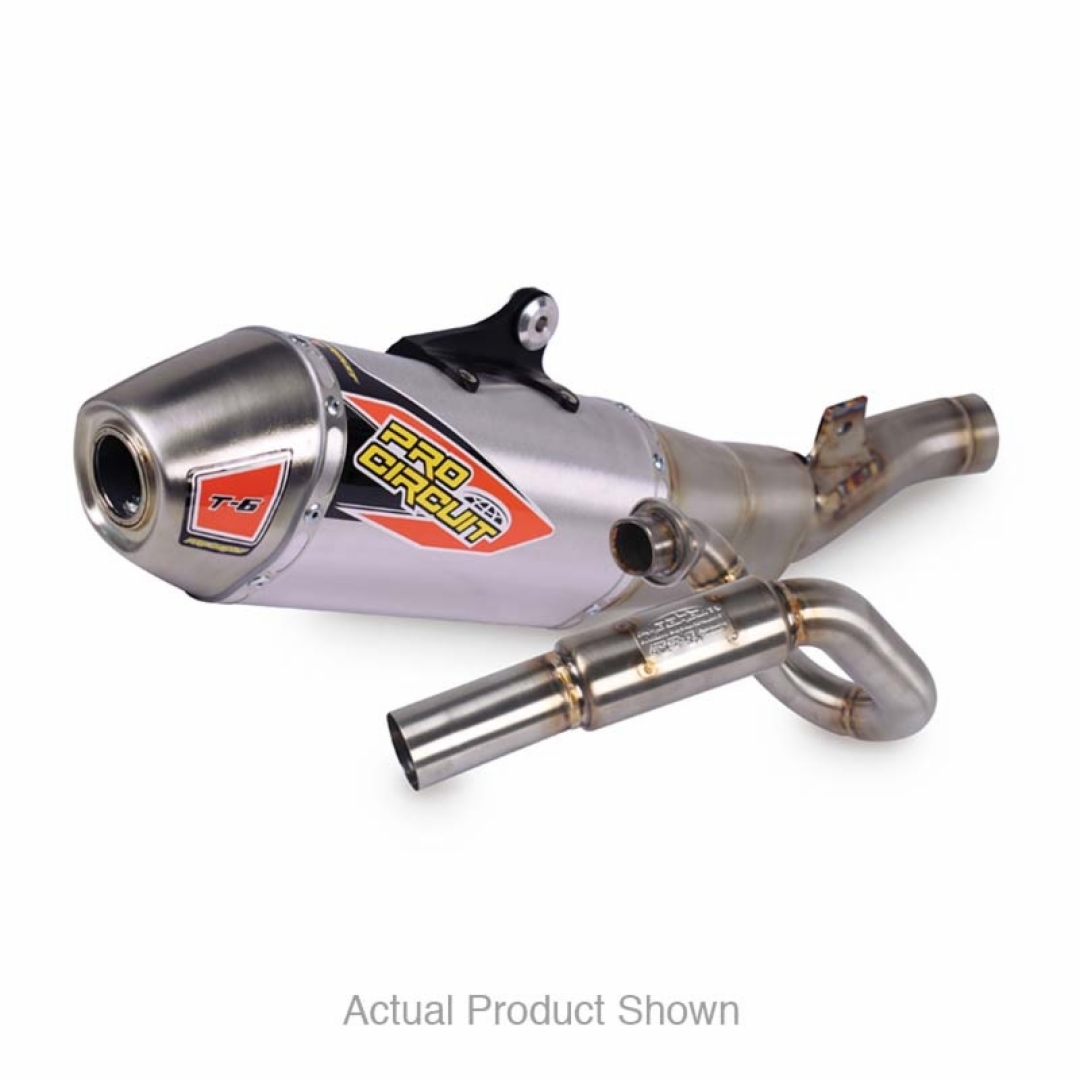 Pro Circuit T-6 Stainless Steel System für Kawasak KX 450 24-26 SS/AL Kawasaki 4T Komplett Anlage ZAP-Technix-Shop
