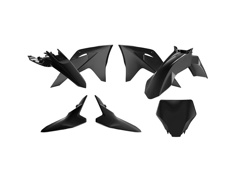 Rtech Plastikkit für GasGas MC 65 24- Schwarz 5tlg. Rtech Plastikkit für GasGas MC 65 24- Schwarz 5tlg. Zulauf ZAP-Technix-Shop