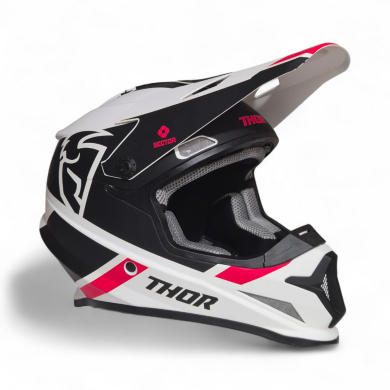 THOR Sector Split MX-Helm – Matte White/Black – Einzelstück Deko – Größe M Abverkauf / Restposten ZAP-Technix-Shop