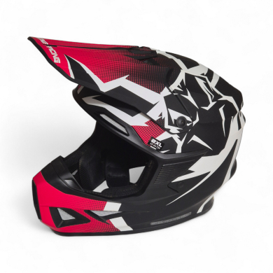 Moose Racing MX-Helm – Red/Black/White – Rückläufer, kaum getragen – Größe XXL + Innenreiniger Abverkauf / Restposten ZAP-Technix-Shop