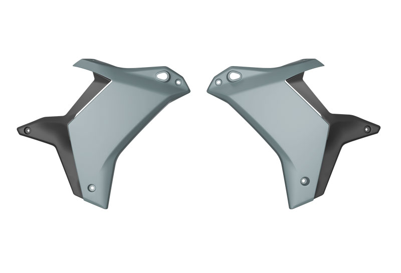 Rtech Revolution Kühlerspoiler für Yamaha Tenere 700 2025- Grau/Schwarz Rtech Revolution Kühlerspoiler für Yamaha Tenere 700 2025- Grau/Schwarz Tenere Kühlerverkleidung ZAP-Technix-Shop