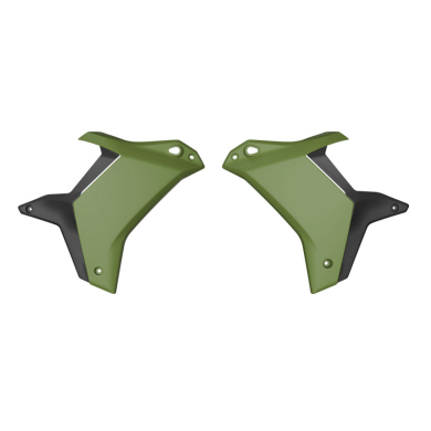 Rtech Revolution Kühlerspoiler für Yamaha Tenere 700 2025- Navy Grün/Schwarz Tenere Kühlerverkleidung ZAP-Technix-Shop