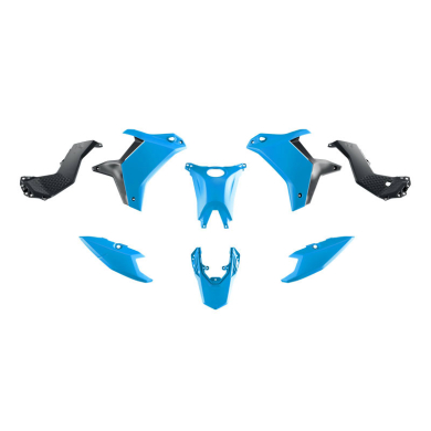 Rtech T7 REVOLUTION Plastik kit für Yamaha Tenere 700 2025- Hellblau/Schwarz Tenere Plastikkits ZAP-Technix-Shop