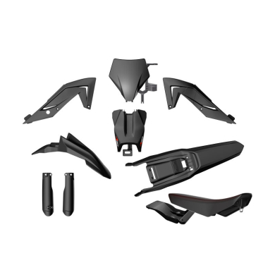 Rtech REVOLUTION Plastik kit für Talaria Sting MX3, MX4, Pro MX5 Schwarz Zulauf ZAP-Technix-Shop