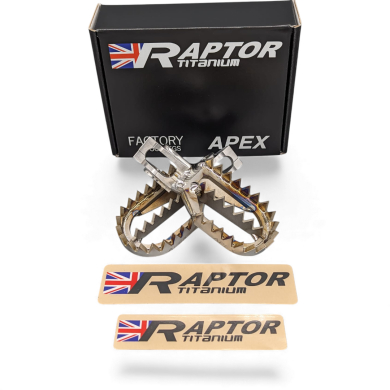 Raptor Titanium Fußrasten Beta RR 2020 – 2025 | Titan 57 mm | Raptor MX Footpegs Raptor Titanium Fußrasten Beta RR 2020 – 2025 | Titan 57 mm | Raptor MX Footpegs Raptor Titanium ZAP-Technix-Shop