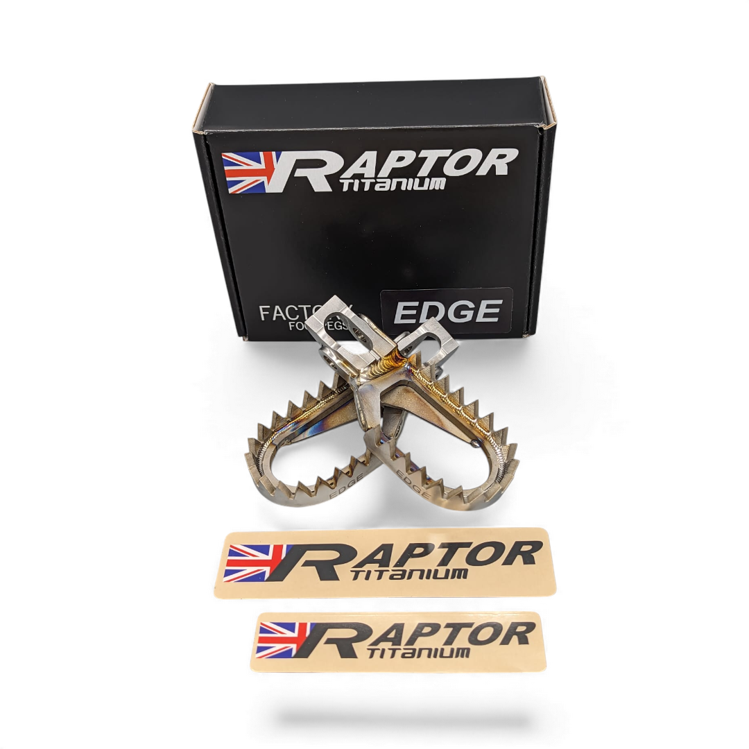 Raptor Titanium Fußrasten KTM SX/F 16–22 | EXC/F 17–23 | Husqvarna FC/TC 16–22 | GasGas MC/EC 21– Raptor Titanium Fußrasten KTM SX/F 16–22 | EXC/F 17–23 | Husqvarna FC/TC 16–22 | GasGas MC/EC 21– Raptor Titanium ZAP-Technix-Shop