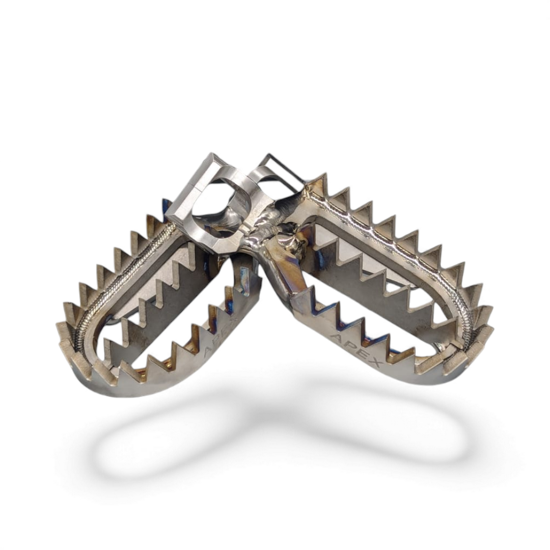 Raptor Titanium Fußrasten KTM / Husqvarna / GasGas 50 & 65 ab 2024 | Titan 57 mm Raptor Titanium Fußrasten KTM / Husqvarna / GasGas 50 & 65 ab 2024 | Titan 57 mm Raptor Titanium ZAP-Technix-Shop