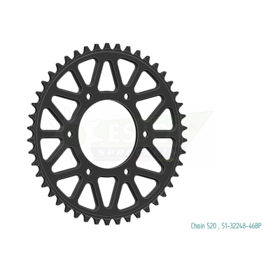 ZAP Factory Kettenrad SUR-RON Ultra Bee 46 Zähne Zulauf ZAP-Technix-Shop