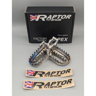 Raptor Titan MX Fußrasten für Stark Varg -10mm back Fußrasten ZAP-Technix-Shop