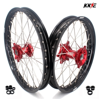 KKE Radsatz für Honda CRF 450 13-, 250 14-25 21×1.60/19×2.15 Rot Honda Räder ZAP-Technix-Shop