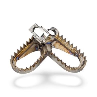 Raptor Titanium Fußrasten KTM SX/F 23– | EXC/F 24– | Husqvarna FC/TC 23– | FE/TE 24– Raptor Titanium ZAP-Technix-Shop