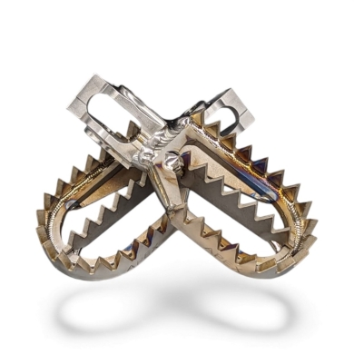 Raptor Titanium Fußrasten Beta RR 2020 – 2025 | Titan 57 mm | Raptor MX Footpegs Raptor Titanium ZAP-Technix-Shop