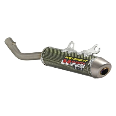 Pro Circuit Auspuffdämpfer Carbon Titan kurz für Kawasaki KX 250 2005-2007 Kawasaki 2T Endschalldämpfer ZAP-Technix-Shop