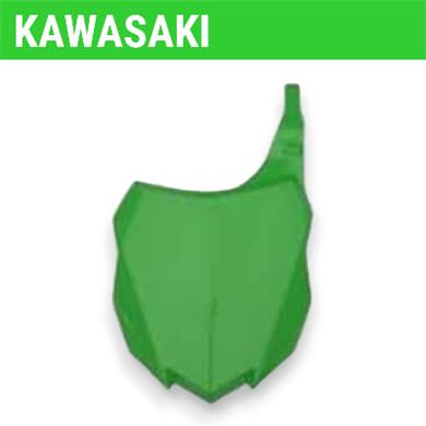Kawasaki Nummerntafeln vorn