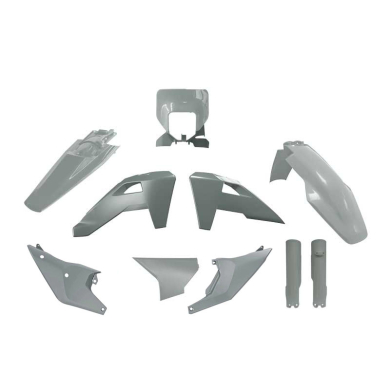 Rtech Plastik komplett kit für Husqvarna TE/FE 26- OEM Grau 8tlg. Rtech Plastik komplett kit für Husqvarna TE/FE 26- OEM Grau 8tlg. Zulauf ZAP-Technix-Shop