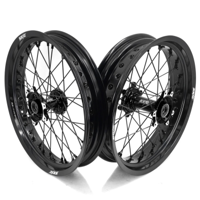KKE Supermoto Radsatz für SUR-RON Ultra Bee 17×2.5/17×3.5 Schwarz Zulauf ZAP-Technix-Shop