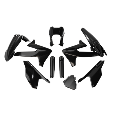 Rtech Komplett Kit für Triumph TF 250-E/450-E 25- Schwarz 7-teilig