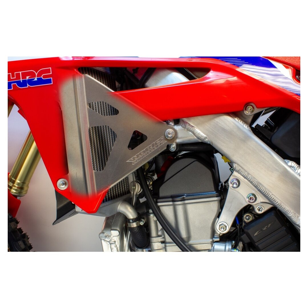 Works Connection Kühlerschützer für Honda CRF 450R 21-24, 250R 22-24 Works Connection Kühlerschützer für Honda CRF 450R 21-24, 250R 22-24 Honda Kühlerverstärkung ZAP-Technix-Shop