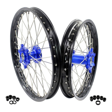 KKE Radsatz für Yamaha YZ 125/250 99-, 250F/450F 03-. WR 450F 19-, 250F 20- 21×1.60/18×2.15 Blau KKE Radsatz für Yamaha YZ 125/250 99-, 250F/450F 03-. WR 450F 19-, 250F 20- 21×1.60/18×2.15 Blau Yamaha Räder ZAP-Technix-Shop