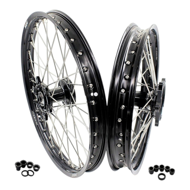 KKE Radsatz für KTM/HSQ/GG 21- 21×1.60/18×2.15 Schwarz Husquarna Räder ZAP-Technix-Shop