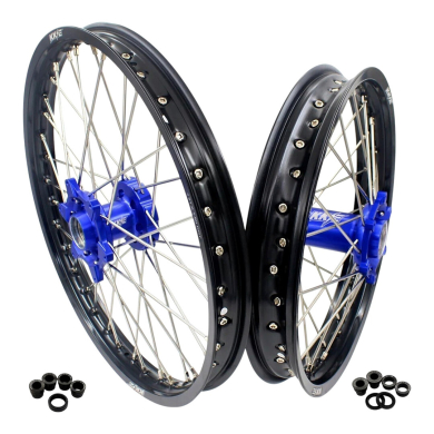 KKE Radsatz für Husqvarna TE/FE 14- 21×1.60/18×2.15 Blau Husquarna Räder ZAP-Technix-Shop