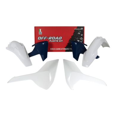 Plastikkit HSQ FE,TE 17-19 4tlg. OEM weiß/ blau Husqvarna Plastikkits ZAP-Technix-Shop