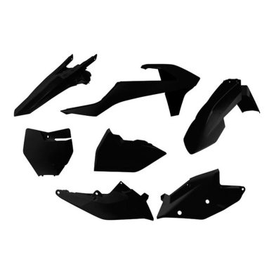 Rtech Plastikkit für KTM SX/SXF 16-18  Schwarz 6-teilig RTech KTM Plastik-Kits ZAP-Technix-Shop