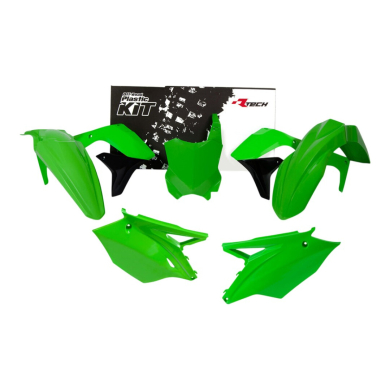 Rtech Plastikkit Kawasaki KXF 450 16-18 Schwarz/Grün 5 tlg. Rtech Plastikkit Kawasaki KXF 450 16-18 Schwarz/Grün 5 tlg. Kawasaki Plastik-Kits ZAP-Technix-Shop