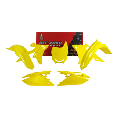 Plastikkit RMZ 450 18- / RMZ 250 19- gelb 5 tlg. Suzuki Plastikkits ZAP-Technix-Shop