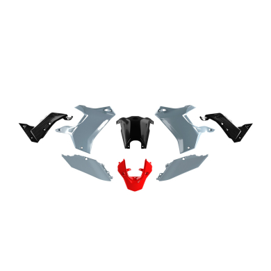 Rtech T7 REVOLUTION Plastik kit für Yamaha Tenerè 700 2019-2024 Grau Tenere Plastikkits ZAP-Technix-Shop