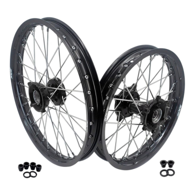 KKE Radsatz für KTM SX 85 25-, HSQ TC 85 25-, GG MC 85 25- 19×1.60/16×1.85 Schwarz KTM Räder ZAP-Technix-Shop