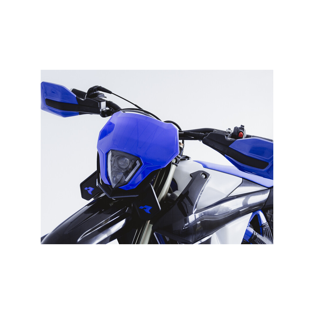 Rtech V-Face 2.0 Lampenmaske mit LED-Scheinwerfer, universal, Blau/Schwarz Rtech V-Face 2.0 Lampenmaske mit LED-Scheinwerfer, universal, Blau/Schwarz Lampenmasken ZAP-Technix-Shop