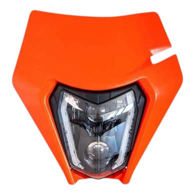Rtech Lampenmaske mit Led Scheinwerfer für KTM EXC 14-23 mit E-Nummer Rtech Lampenmaske mit Led Scheinwerfer für KTM EXC 14-23 mit E-Nummer RTech KTM Lampenmasken ZAP-Technix-Shop