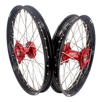 KKE Radsatz für Suzuki RMZ 250 07-, 450 05- 21×1.60/19×2.15 Rot Suzuki Räder ZAP-Technix-Shop