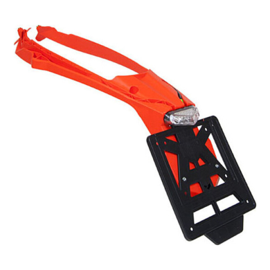 Kennzeichenhalter / Rücklicht für KTM EXC 17-19 mit Integra system Orange Kennzeichenhalter ZAP-Technix-Shop